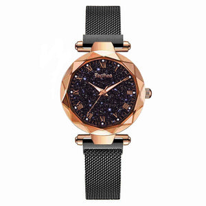 2019 Ladies Wrist Watch Starry Sky Magnetic Women Watch Luminous Luxury Waterproof Female Watch For relogio feminino Reloj Mujer