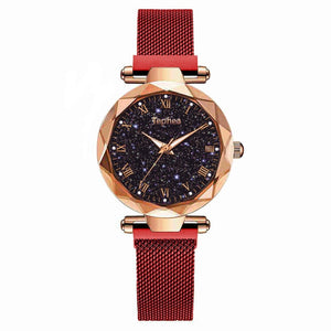 2019 Ladies Wrist Watch Starry Sky Magnetic Women Watch Luminous Luxury Waterproof Female Watch For relogio feminino Reloj Mujer