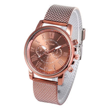 Load image into Gallery viewer, Foloy digital women watches Quality Fashion Geneva Roman Numerals Faux Leather Analog Quartz Ladies watch Bracelet Clock Gift