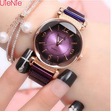 Load image into Gallery viewer, Women watch Fashion wild New watch Milan Magnet Buckle Luxury Fashion Ladies Geometric Roman Numeral Quartz movement Watch