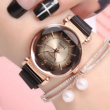 Load image into Gallery viewer, Women watch Fashion wild New watch Milan Magnet Buckle Luxury Fashion Ladies Geometric Roman Numeral Quartz movement Watch