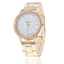 Load image into Gallery viewer, Fashion Women Watches Geneva Classic Women's Diamond Gold Wrist Watch Ladies Watch Dress Clock relogio masculino reloj mujer