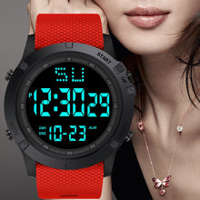 Load image into Gallery viewer, HONHX Women Men Waterproof G Style LED Digital Date Military Sport Shock Rubber Electronic Watch RED Alarm Clock Mujer W50