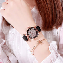 Load image into Gallery viewer, Women Watches 2019 Luxury Diamond Rose Gold Ladies Wrist Watches Magnetic Women Bracelet Watch For Female Clock Relogio Feminino
