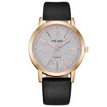 Load image into Gallery viewer, relogio feminino Womens Ladies Simple Watches Geneva Faux Leather Analog Quartz Wrist clock saat часы женские zegarek damski