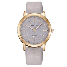 Load image into Gallery viewer, relogio feminino Womens Ladies Simple Watches Geneva Faux Leather Analog Quartz Wrist clock saat часы женские zegarek damski