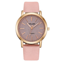 Load image into Gallery viewer, relogio feminino Womens Ladies Simple Watches Geneva Faux Leather Analog Quartz Wrist clock saat часы женские zegarek damski