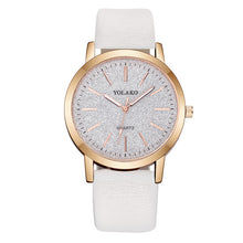 Load image into Gallery viewer, relogio feminino Womens Ladies Simple Watches Geneva Faux Leather Analog Quartz Wrist clock saat часы женские zegarek damski