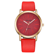 Load image into Gallery viewer, relogio feminino Womens Ladies Simple Watches Geneva Faux Leather Analog Quartz Wrist clock saat часы женские zegarek damski