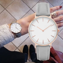 Load image into Gallery viewer, New Fashion Simple leather women watches ladies fashion casual wear Quartz Watch Woman gift clock Watch Woman Relojes Mujerwatch