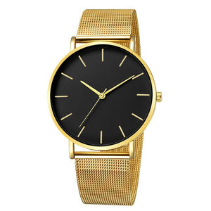 Women Watches Bayan Kol Saati Fashion Rose Gold Silver Men Ladies Watch For Women reloj mujer saat relogio zegarek damski black