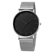 Load image into Gallery viewer, Women Watches Bayan Kol Saati Fashion Rose Gold Silver Men Ladies Watch For Women reloj mujer saat relogio zegarek damski black