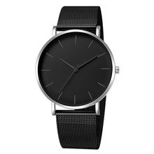 Load image into Gallery viewer, Women Watches Bayan Kol Saati Fashion Rose Gold Silver Men Ladies Watch For Women reloj mujer saat relogio zegarek damski black