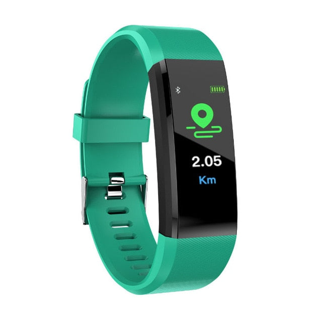 2019 Sport Bracelet Watch Women Men LED Waterproof Smart Wrist Band Heart rate Blood Pressure Pedometer Clock For Android iOS