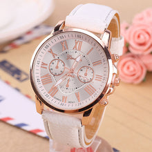 Load image into Gallery viewer, Hot Luxury Brand Leather Quartz Watch Women Men Ladies Fashion Bracelet Wristwatches Clock relogio feminino masculino