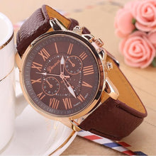 Load image into Gallery viewer, Hot Luxury Brand Leather Quartz Watch Women Men Ladies Fashion Bracelet Wristwatches Clock relogio feminino masculino