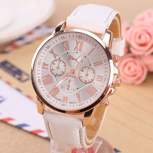 Load image into Gallery viewer, Hot Luxury Brand Leather Quartz Watch Women Men Ladies Fashion Bracelet Wristwatches Clock relogio feminino masculino