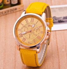 Load image into Gallery viewer, Hot Luxury Brand Leather Quartz Watch Women Men Ladies Fashion Bracelet Wristwatches Clock relogio feminino masculino