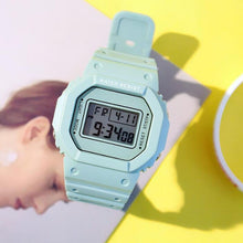 Load image into Gallery viewer, 2019 New Multifunction Electronic Sport Woman Watch Waterproof Silicone Student Wristwatches Big Dial Clock relogios femininos