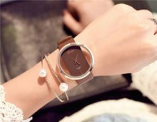 Load image into Gallery viewer, Hot Fashion Women Watch Luxury Leather Skeleton Strap Watch Women Dress Watch Casual Quartz Watch Reloj Mujer Wristwatch Girl