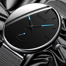 Load image into Gallery viewer, relogio masculino Men's Fashion Casual Watches Minimalist Men Business Clock Male Stainless Steel Mesh Belt Simple Quartz Watch