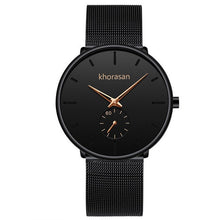 Load image into Gallery viewer, relogio masculino Men's Fashion Casual Watches Minimalist Men Business Clock Male Stainless Steel Mesh Belt Simple Quartz Watch