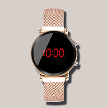 Load image into Gallery viewer, New Casual Women Watches LED Watch Stainless Steel Strap Ladies Watch Gift Female Clock Relogio Feminino Electronic Wristwatch