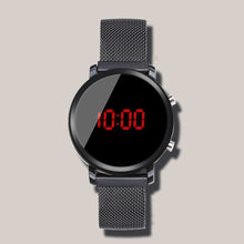 Load image into Gallery viewer, New Casual Women Watches LED Watch Stainless Steel Strap Ladies Watch Gift Female Clock Relogio Feminino Electronic Wristwatch