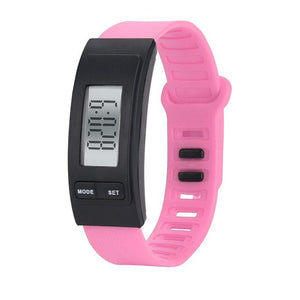 Run Step Watch Bracelet Pedometer Calorie Counter Digital LCD Walking Distance derss ladies designer watches luxury watch women