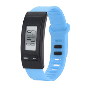 Run Step Watch Bracelet Pedometer Calorie Counter Digital LCD Walking Distance derss ladies designer watches luxury watch women