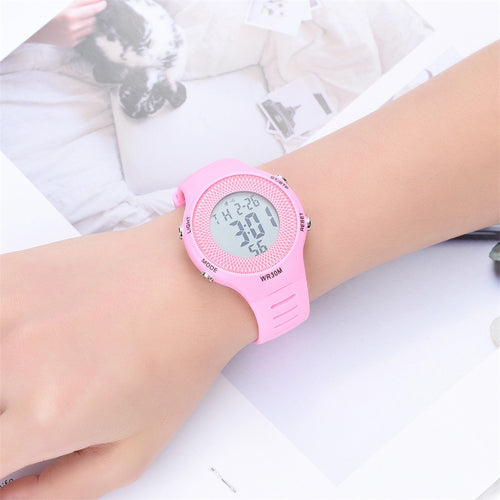 Simple Pink Women Watch reloj mujer 2019 30M Waterproof Electronic Watch Ladies Sport Watch relogio femino feminine watch