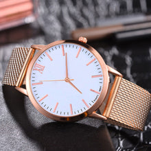 Load image into Gallery viewer, New Fashion Gold Rose Gold And Silver Mesh Belt Watches Women Ladies Casual Dress Quartz Wristwatch Clock Gift reloj mujer #B