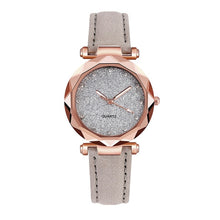 Load image into Gallery viewer, Ladies Fashion Korean Rhinestone Rose Gold Quartz Watch Female Belt Watch Women&#39;s Watches Fashion Leather Watch Women Watches