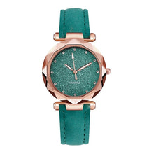 Load image into Gallery viewer, Ladies Fashion Korean Rhinestone Rose Gold Quartz Watch Female Belt Watch Women&#39;s Watches Fashion Leather Watch Women Watches