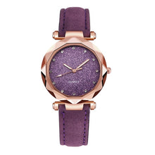 Load image into Gallery viewer, Ladies Fashion Korean Rhinestone Rose Gold Quartz Watch Female Belt Watch Women&#39;s Watches Fashion Leather Watch Women Watches