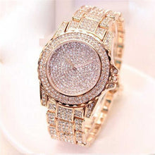 Load image into Gallery viewer, Women Ladies Bling Diamonds Crystal Strap Watch Fashion Luxury Stainless Steel Quartz WristWatches women watches часы женские