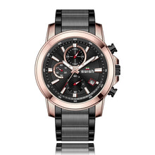 Load image into Gallery viewer, SWISH New Product Men's Fashion Watch Men's Sports Waterproof Black All Steel Quartz Watch Men's Clock Watch Relogio Masculino