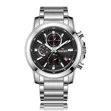 Load image into Gallery viewer, SWISH New Product Men's Fashion Watch Men's Sports Waterproof Black All Steel Quartz Watch Men's Clock Watch Relogio Masculino