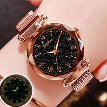 Load image into Gallery viewer, 2019 Starry Sky Magnetic Women Watch Luminous Ladies Wrist Watch Luxury Waterproof Female Watch For relogio feminino Reloj Mujer