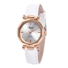 Load image into Gallery viewer, Fashion Women Leather Casual Watch Luxury Analog Quartz Crystal Wristwatch Fashion Casual Female Wristwatch Luxury 2019 Dress