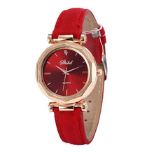 Load image into Gallery viewer, Fashion Women Leather Casual Watch Luxury Analog Quartz Crystal Wristwatch Fashion Casual Female Wristwatch Luxury 2019 Dress