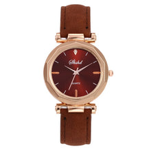 Load image into Gallery viewer, Fashion Women Leather Casual Watch Luxury Analog Quartz Crystal Wristwatch Fashion Casual Female Wristwatch Luxury 2019 Dress