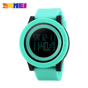 Hot SKMEI Women Sports Watches Fashion Casual Waterproof LED Digital Watch Women Student Wristwatches For Men Women