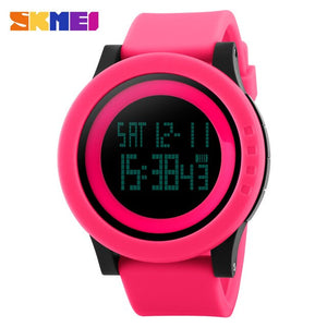 Hot SKMEI Women Sports Watches Fashion Casual Waterproof LED Digital Watch Women Student Wristwatches For Men Women