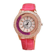 Load image into Gallery viewer, Runer Women Rhinestone Watch luxury Leather brand women&#39;s Watches  Hot fashion Women Dress Watch Relogio Feminino free shipping