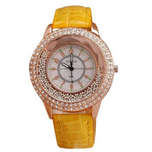 Load image into Gallery viewer, Runer Women Rhinestone Watch luxury Leather brand women&#39;s Watches  Hot fashion Women Dress Watch Relogio Feminino free shipping