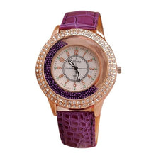 Load image into Gallery viewer, Runer Women Rhinestone Watch luxury Leather brand women&#39;s Watches  Hot fashion Women Dress Watch Relogio Feminino free shipping