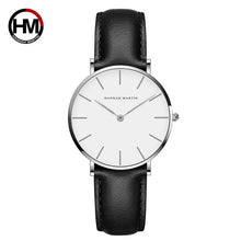 Load image into Gallery viewer, Dropshipping Japan Quartz Simple Women Fashion Watch White Leather Strap Ladies Wrist Watches Brand Waterproof Wristwatch 36mm