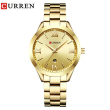 Load image into Gallery viewer, CURREN Gold Watch Women Watches Ladies Creative Steel Women&#39;s Bracelet Watches Female Clock Relogio Feminino Montre Femme