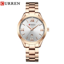 Load image into Gallery viewer, CURREN Gold Watch Women Watches Ladies Creative Steel Women&#39;s Bracelet Watches Female Clock Relogio Feminino Montre Femme